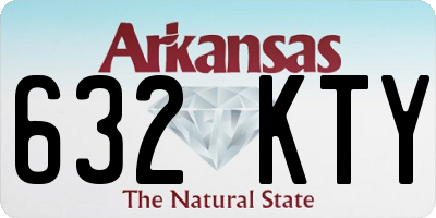 AR license plate 632KTY