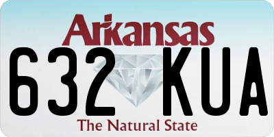AR license plate 632KUA