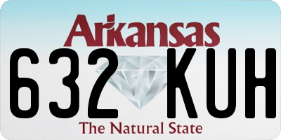 AR license plate 632KUH