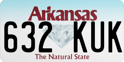 AR license plate 632KUK