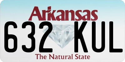 AR license plate 632KUL