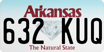 AR license plate 632KUQ