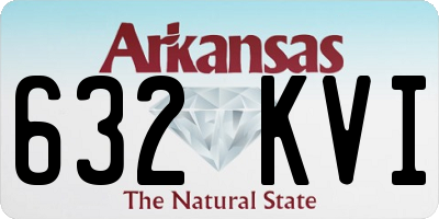 AR license plate 632KVI