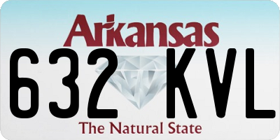 AR license plate 632KVL