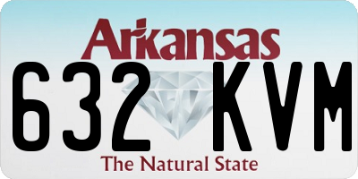 AR license plate 632KVM