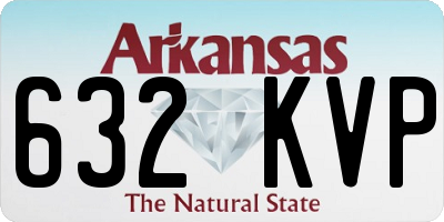 AR license plate 632KVP