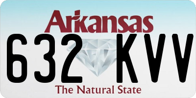 AR license plate 632KVV