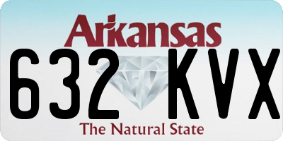 AR license plate 632KVX