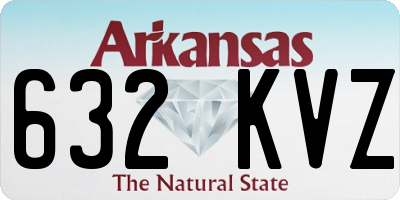 AR license plate 632KVZ