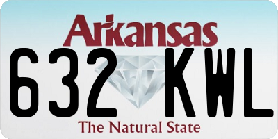 AR license plate 632KWL