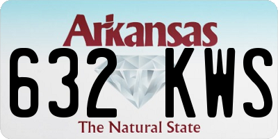 AR license plate 632KWS
