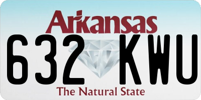 AR license plate 632KWU