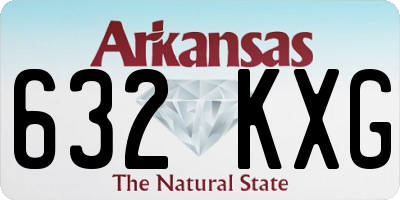 AR license plate 632KXG