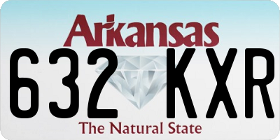 AR license plate 632KXR