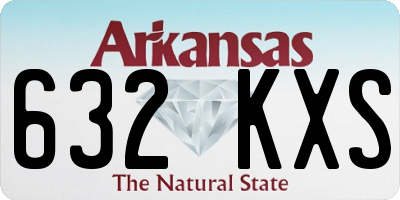 AR license plate 632KXS