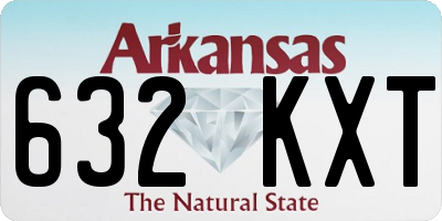 AR license plate 632KXT