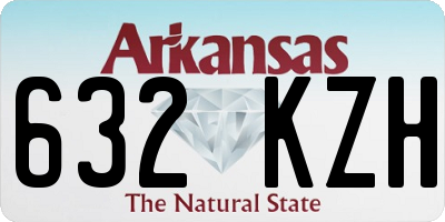 AR license plate 632KZH