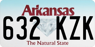 AR license plate 632KZK