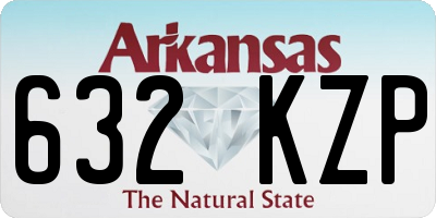 AR license plate 632KZP