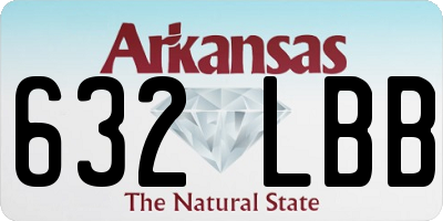 AR license plate 632LBB