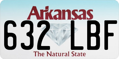 AR license plate 632LBF