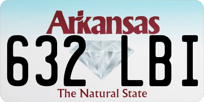 AR license plate 632LBI