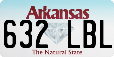 AR license plate 632LBL