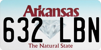 AR license plate 632LBN