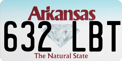 AR license plate 632LBT