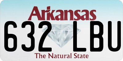 AR license plate 632LBU