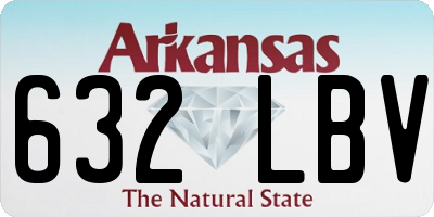 AR license plate 632LBV