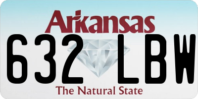 AR license plate 632LBW
