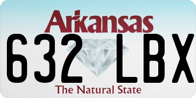 AR license plate 632LBX