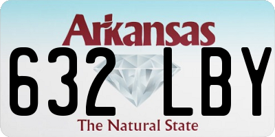 AR license plate 632LBY