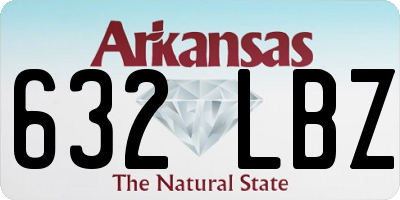 AR license plate 632LBZ