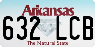 AR license plate 632LCB