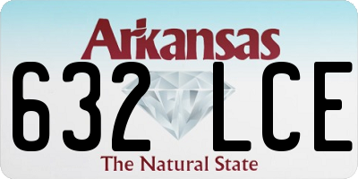 AR license plate 632LCE