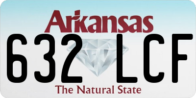 AR license plate 632LCF