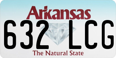 AR license plate 632LCG