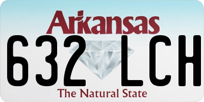 AR license plate 632LCH
