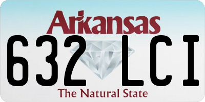 AR license plate 632LCI