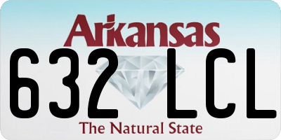 AR license plate 632LCL