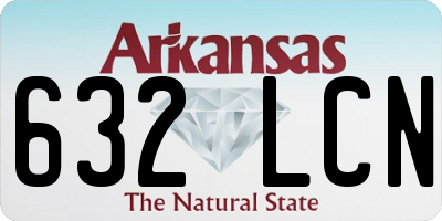 AR license plate 632LCN
