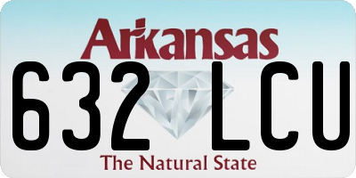 AR license plate 632LCU