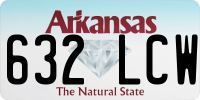 AR license plate 632LCW