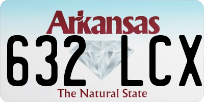 AR license plate 632LCX
