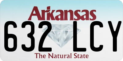 AR license plate 632LCY