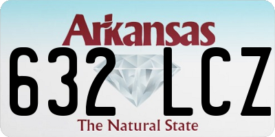 AR license plate 632LCZ