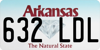AR license plate 632LDL