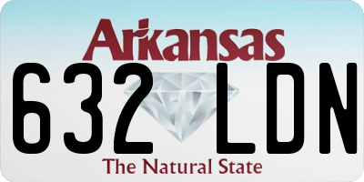AR license plate 632LDN